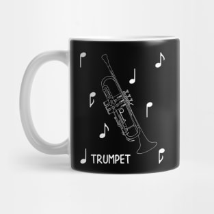 Musical Notes Trumpet Mug